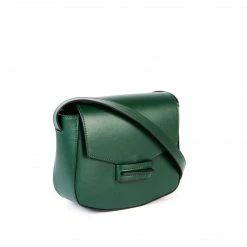 LUXTRA Vida Apple Leather Vegan Saddle Bag | Ivy 11 LUXTRA Vida Apple Leather Vegan Saddle Bag | Ivy