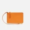 LUXTRA Clutch Bags Junko Smooth Apple Leather Vegan Pouch | Pumpkin