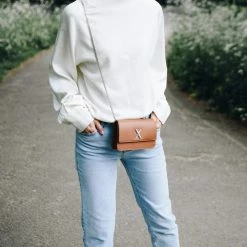 LUXTRA Bags Zaha Bio-Leather Vegan Leather Belt Bag | Caramel