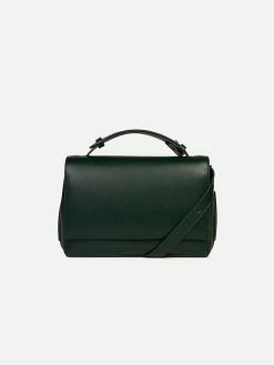 LUXTRA Zanele Smooth Apple Leather Vegan Crossbody Bag | Ivy Bags
