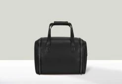 Mela Bags Adam Apple Leather Duffel Bag | Black