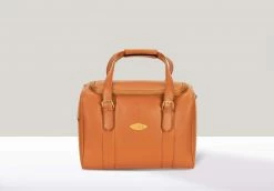 Mela Bags Adam Apple Leather Duffel Bag | Brown