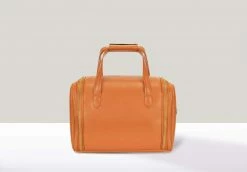 Mela Bags Adam Apple Leather Duffel Bag | Brown