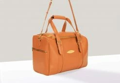 Mela Bags Adam Apple Leather Duffel Bag | Brown