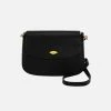 Mela Celim Apple Leather Vegan Crossbody Bag | Black