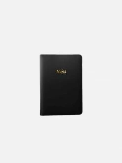 Mela Lennox Apple Leather Vegan Journal | Black