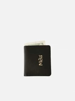 Mela Luca Apple Leather Vegan Wallet | Black