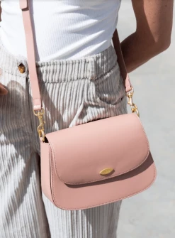 Mela Celim Apple Leather Vegan Crossbody Bag | Rose Bags