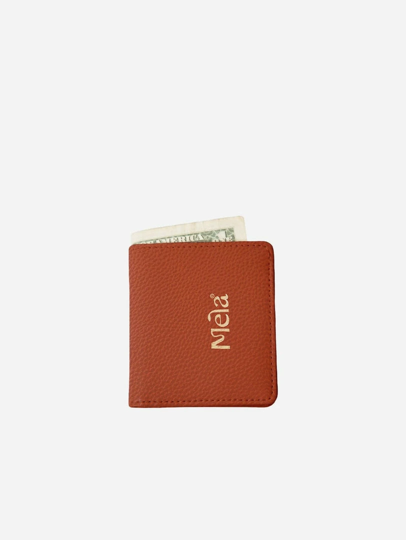 Mela Luca Apple Leather Vegan Wallet | Cognac Accessories 3 Mela Luca Apple Leather Vegan Wallet | Cognac Accessories