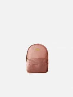 Mela Majd Apple Leather Vegan Backpack | Dusty Rose