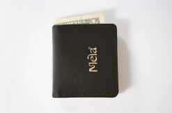 Mela Luca Apple Leather Vegan Wallet | Black