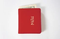 Mela Luca Apple Leather Vegan Wallet | Lipstick Red Accessories