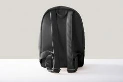 Mela Majd Apple Leather Vegan Backpack | Black Bags