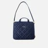 Mela Bags Hanna Apple Leather Vegan Laptop Case | Navy