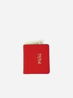 Mela Luca Apple Leather Vegan Wallet | Lipstick Red Accessories