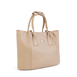Melina Bucher Angel Extra Large Vegan Leather Shopper Bag | Beige Bags