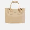 Melina Bucher Angel Extra Large Vegan Leather Shopper Bag | Beige Bags