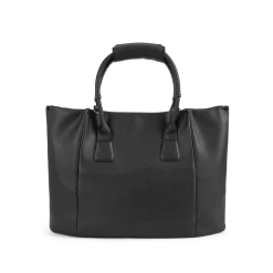 Melina Bucher Angel Extra Large Vegan Leather Shopper Bag | Black Bags