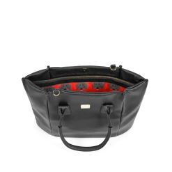 Melina Bucher Angel Extra Large Vegan Leather Shopper Bag | Black Bags