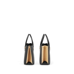 Melina Bucher Bags Bailey Mirum® Leather Vegan Handbag | Black & Nude