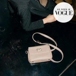 Melina Bucher Bags Trudy Vegan Leather Crossbody Clutch Bag | Beige