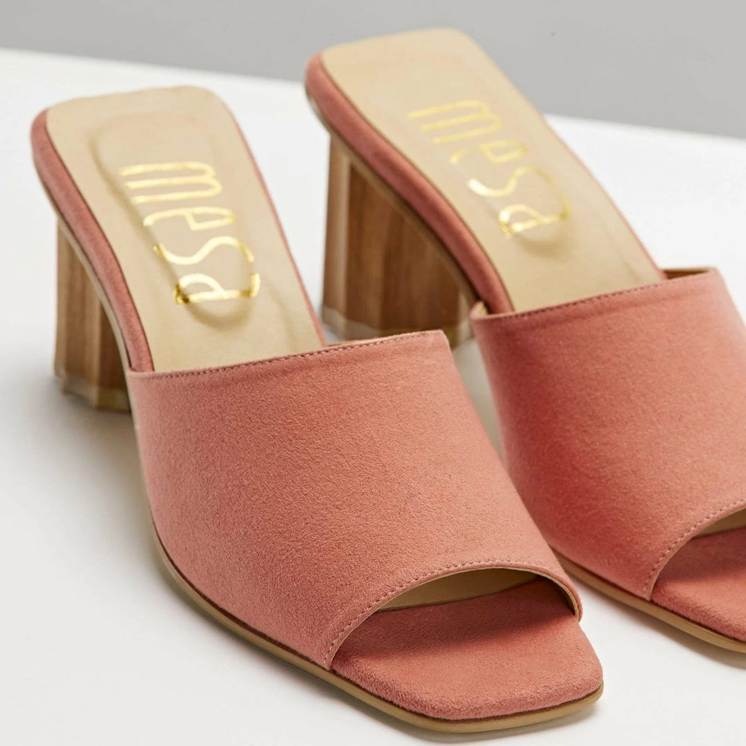 Mesa Octavia Recycled Vegan Suede Mule | Guava Shoes 4 Mesa Octavia Recycled Vegan Suede Mule | Guava Shoes