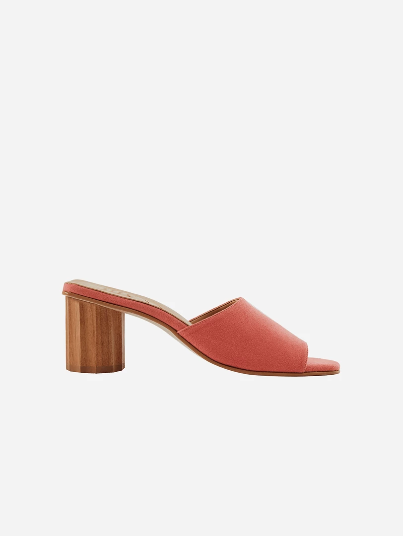 Mesa Octavia Recycled Vegan Suede Mule | Guava Shoes 3 Mesa Octavia Recycled Vegan Suede Mule | Guava Shoes