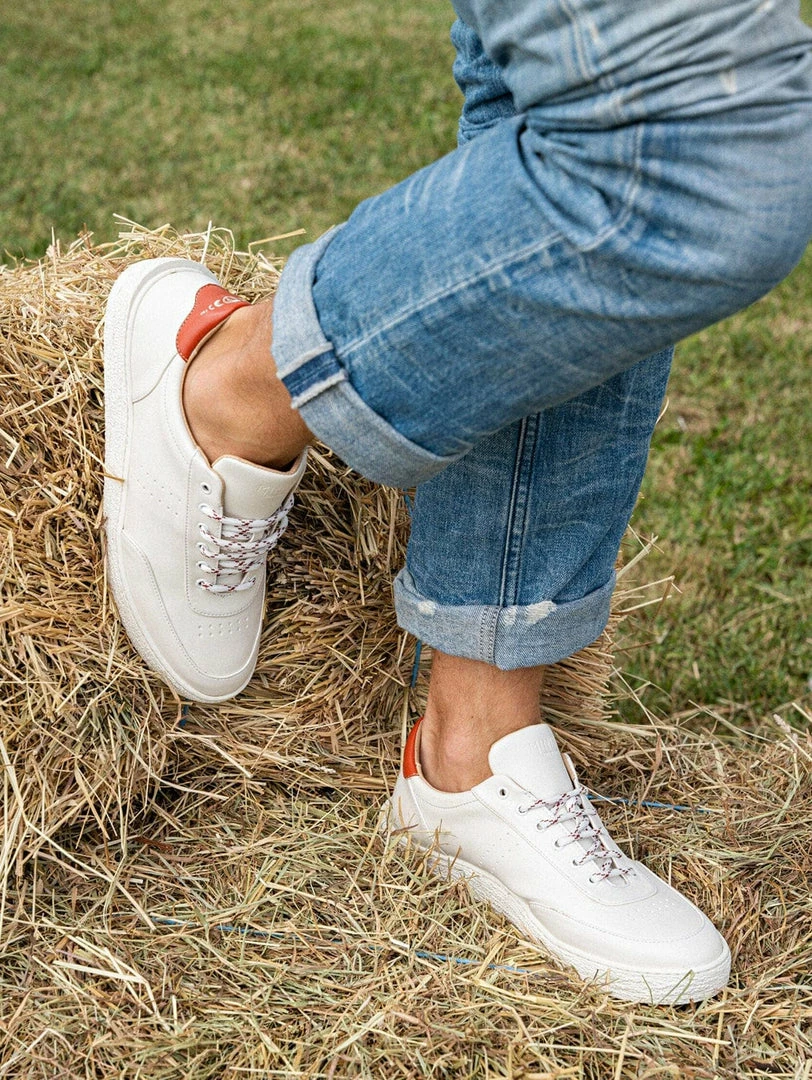 Minuit Sur Terre Mezzo Vegan Leather Unisex Trainers | Vanilla Brick 4 Minuit Sur Terre Mezzo Vegan Leather Unisex Trainers | Vanilla Brick