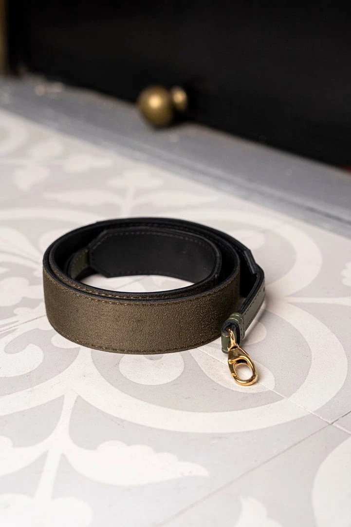 Minuit Sur Terre Classic Vegan Leather Crossbody Strap | Khaki Crossbody Bags 4 Minuit Sur Terre Classic Vegan Leather Crossbody Strap | Khaki Crossbody Bags