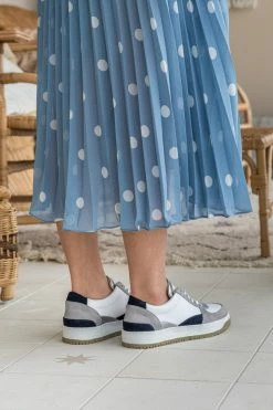 Minuit Sur Terre Aveiro Apple Leather Vegan Trainers | Cloud