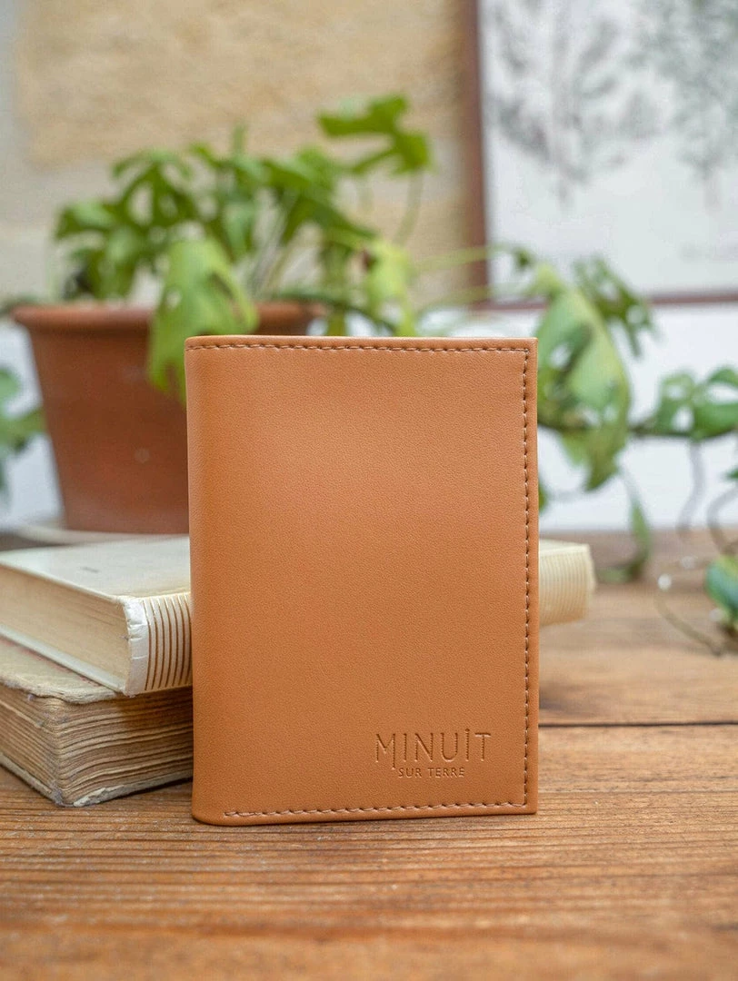 Minuit Sur Terre Baikal Apple Leather Vegan Wallet | Brown Accessories 3 Minuit Sur Terre Baikal Apple Leather Vegan Wallet | Brown Accessories