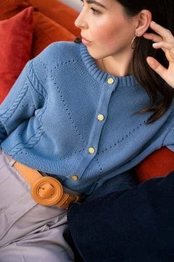 Minuit Sur Terre Boheme Round Buckle Apple Leather Vegan Belt | Camel Accessories