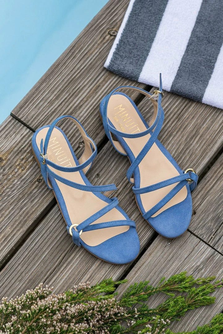Minuit Sur Terre Canistrelli Vegan Suede Flat Sandals | Lavender Shoes 6 Minuit Sur Terre Canistrelli Vegan Suede Flat Sandals | Lavender Shoes