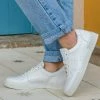 Minuit Sur Terre Cascais Apple Leather Unisex Vegan Trainers | White Shoes