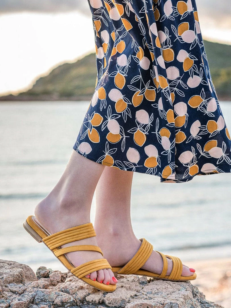 Minuit Sur Terre Cupabia Vegan Suede Slip On Sandals | Saffron Shoes 4 Minuit Sur Terre Cupabia Vegan Suede Slip On Sandals | Saffron Shoes