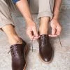 Minuit Sur Terre Macadam Vegan Leather Derby Shoes | Chocolate