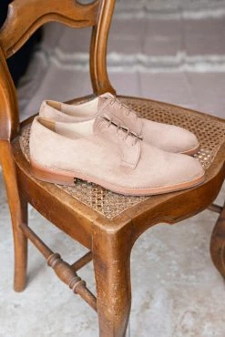 Minuit Sur Terre Macadam Vegan Suede Derby Shoes | Sand