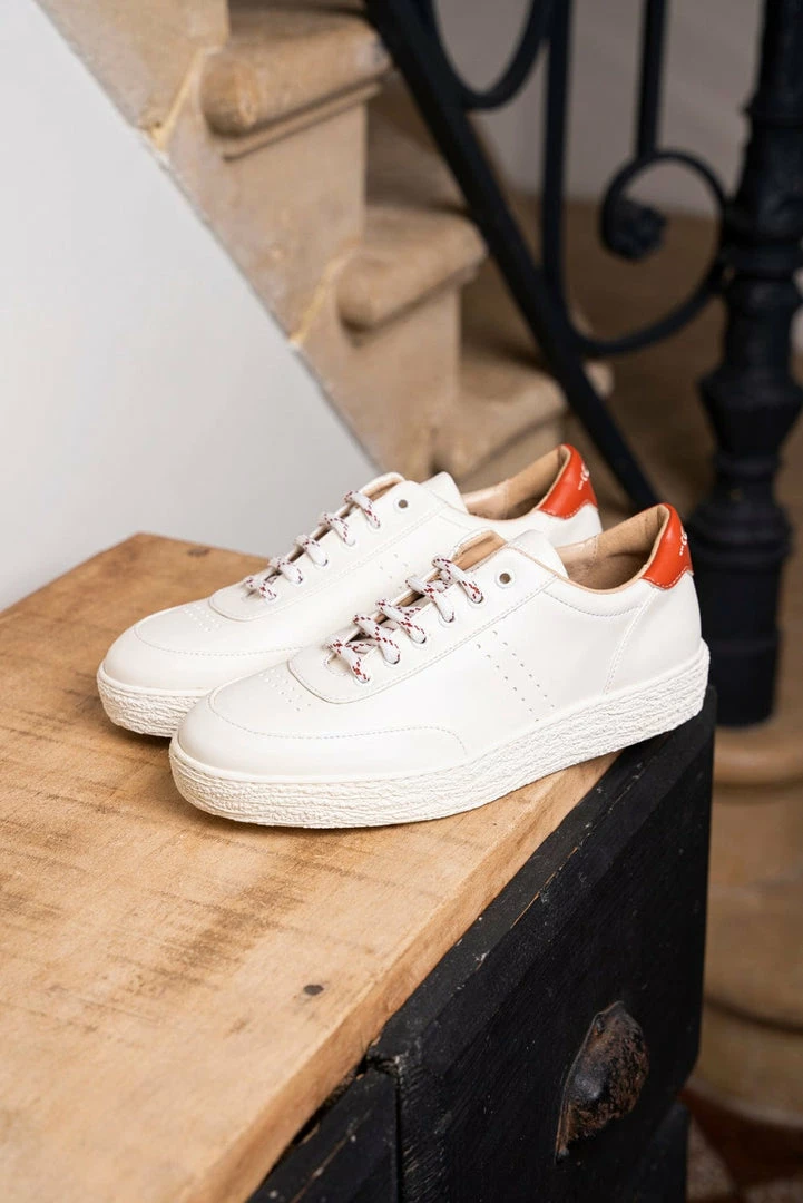 Minuit Sur Terre Mezzo Vegan Leather Unisex Trainers | Vanilla Brick 6 Minuit Sur Terre Mezzo Vegan Leather Unisex Trainers | Vanilla Brick