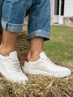 Minuit Sur Terre Mezzo Vegan Leather Unisex Trainers | Vanilla Brick