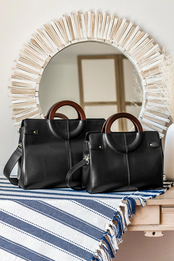 Minuit Sur Terre Bags Mini Kayamb Apple Leather Vegan Handbag | Black 7 Minuit Sur Terre Bags Mini Kayamb Apple Leather Vegan Handbag | Black