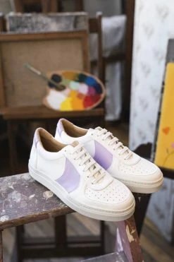 Minuit Sur Terre Montalcino Eco-friendly Vegan Trainers | Lavender