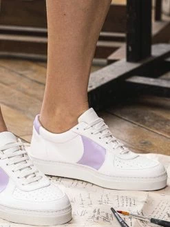 Minuit Sur Terre Montalcino Eco-friendly Vegan Trainers | Lavender