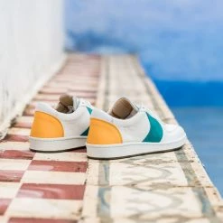 Minuit Sur Terre Orient Recycled Unisex Vegan Trainers | Saffron & Jade