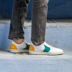 Minuit Sur Terre Orient Recycled Unisex Vegan Trainers | Saffron & Jade