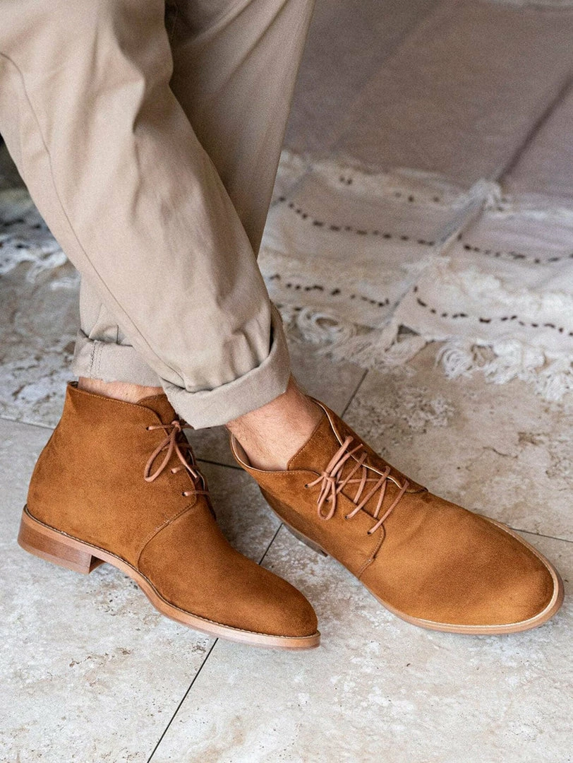 Minuit Sur Terre Oural Vegan Suede Boots | Hazelnut 3 Minuit Sur Terre Oural Vegan Suede Boots | Hazelnut