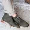 Minuit Sur Terre Oural Vegan Suede Boots | Khaki Shoes