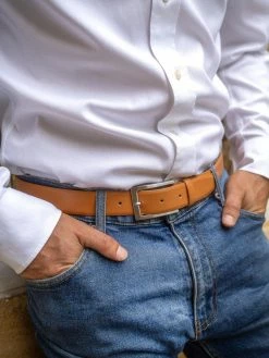 Minuit Sur Terre Pampa Apple Leather Vegan Belt | Brown