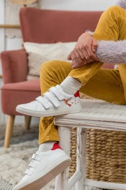 Minuit Sur Terre Pirouette Embroidered Vegan Leather Kids Trainers | Hummingbird 14 Minuit Sur Terre Pirouette Embroidered Vegan Leather Kids Trainers | Hummingbird