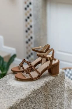 Minuit Sur Terre Porto Vegan Suede Block Heel Sandals | Hazelnut 11 Minuit Sur Terre Porto Vegan Suede Block Heel Sandals | Hazelnut