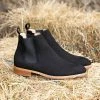 Minuit Sur Terre Taiga Vegan Suede Chelsea Boots | Black Shoes 2 Minuit Sur Terre Taiga Vegan Suede Chelsea Boots | Black Shoes